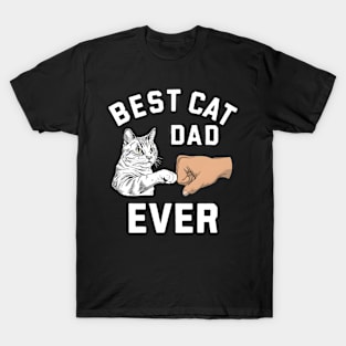 Best Cat Dad Ever: Cool Daddy Cat T-Shirt